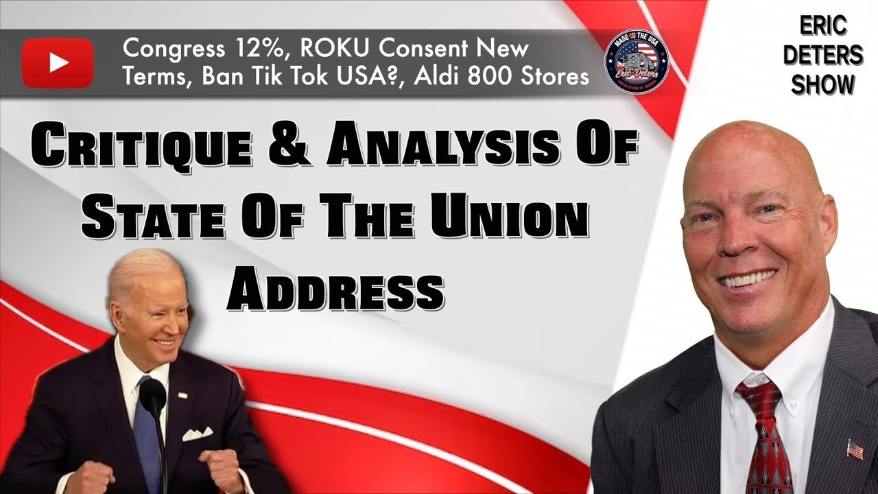 Critique & Analysis of State of The Union | Eric Deters Show