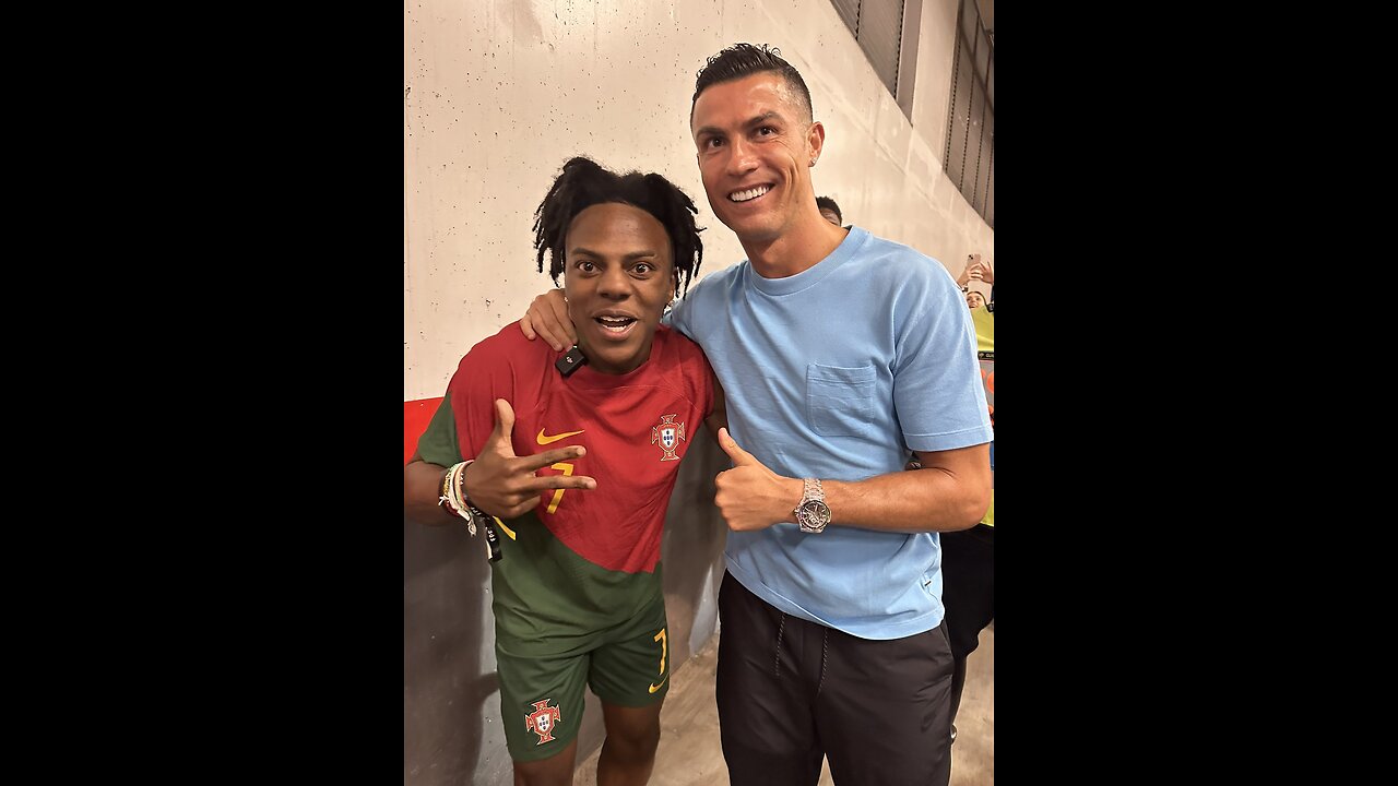 The journey of IShowSpeed until he met Ronaldo
