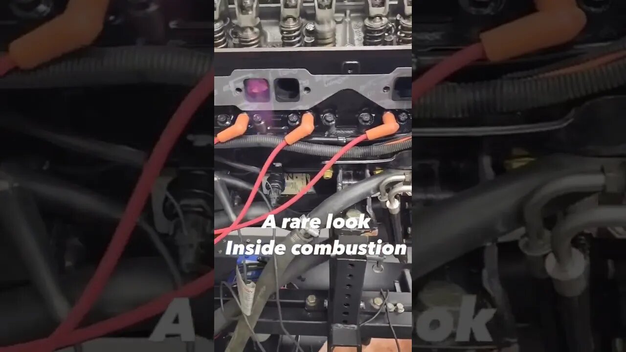 Such a Cool Inside Look of the Combustion Chamber! #smallblockchevy #sbc #Chevy