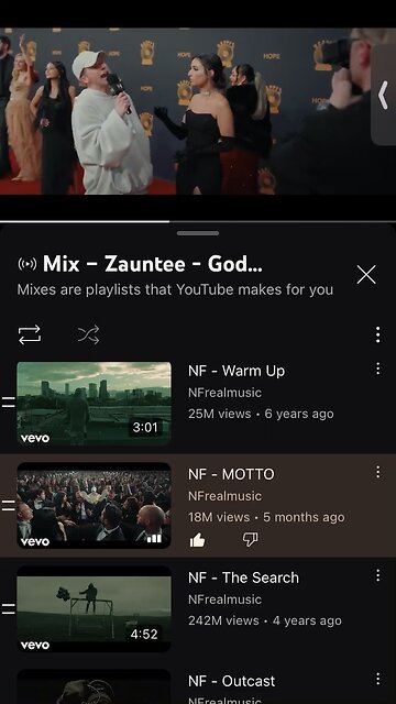 NF :Motto music clip