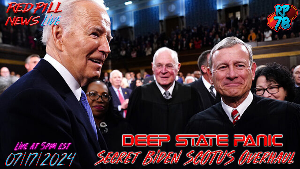 Biden Leaks Reveal Secret SCOTUS Overhaul Plan & Veteran Disrespect on Red Pill News Live