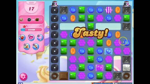 Candy Crush Level 2329 Audio Talkthrough, 2 Stars 0 Boosters