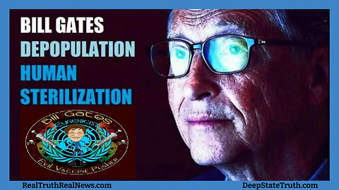 💉☠️ WATCH: Vaccine Villian and Super Eugenicist Bill Gates Mentions "Population Reduction" 4 Times!