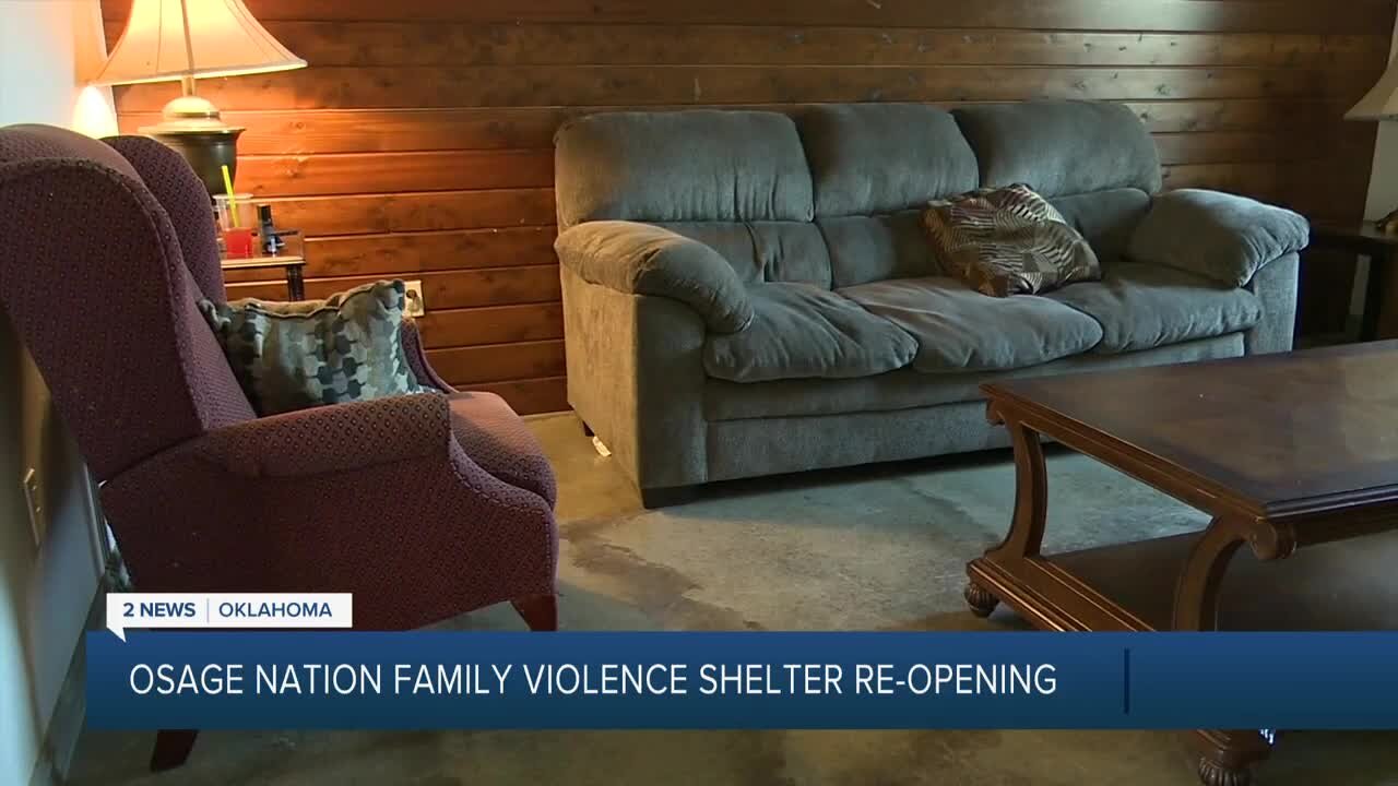 Osage Nation Family Violence Shelter Re-Opening