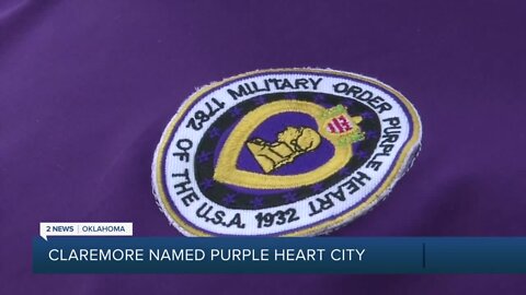 Claremore named 'Purple Heart City'