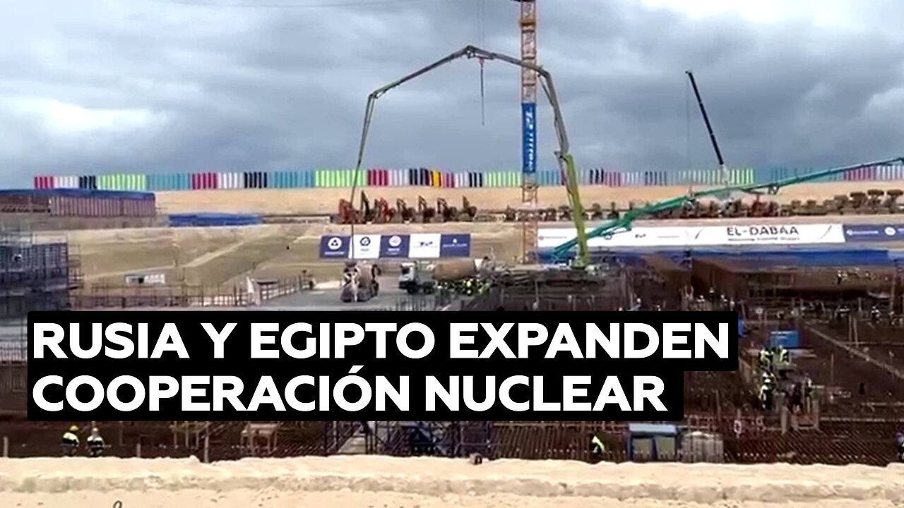 Putin y Al Sisi inauguran una nueva fase de la construcción de la central nuclear egipcia El Dabaa