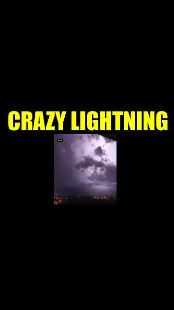 Crazy Lightning Storm