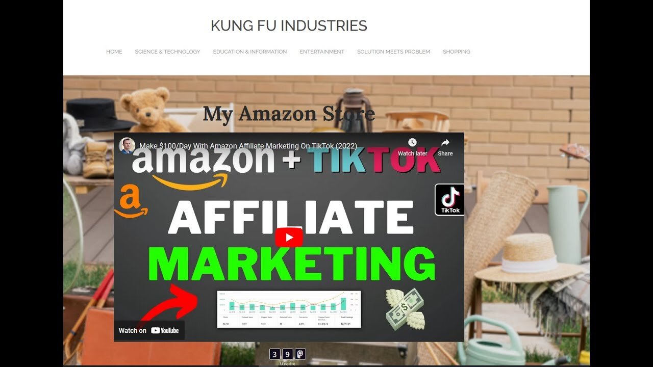 Pocket Money Tutorials: Episode 1 - Make A Simple Amazon Affiliate Store 2023