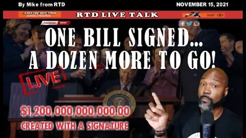 Infrastructure Bill Reassures More Inflation ($1.2T) | BBB Up Next ($2.9T) The People's Talk Show