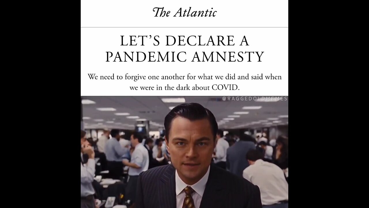 The Atlantic... 'Lets Declare A Pandemic Amnesty'