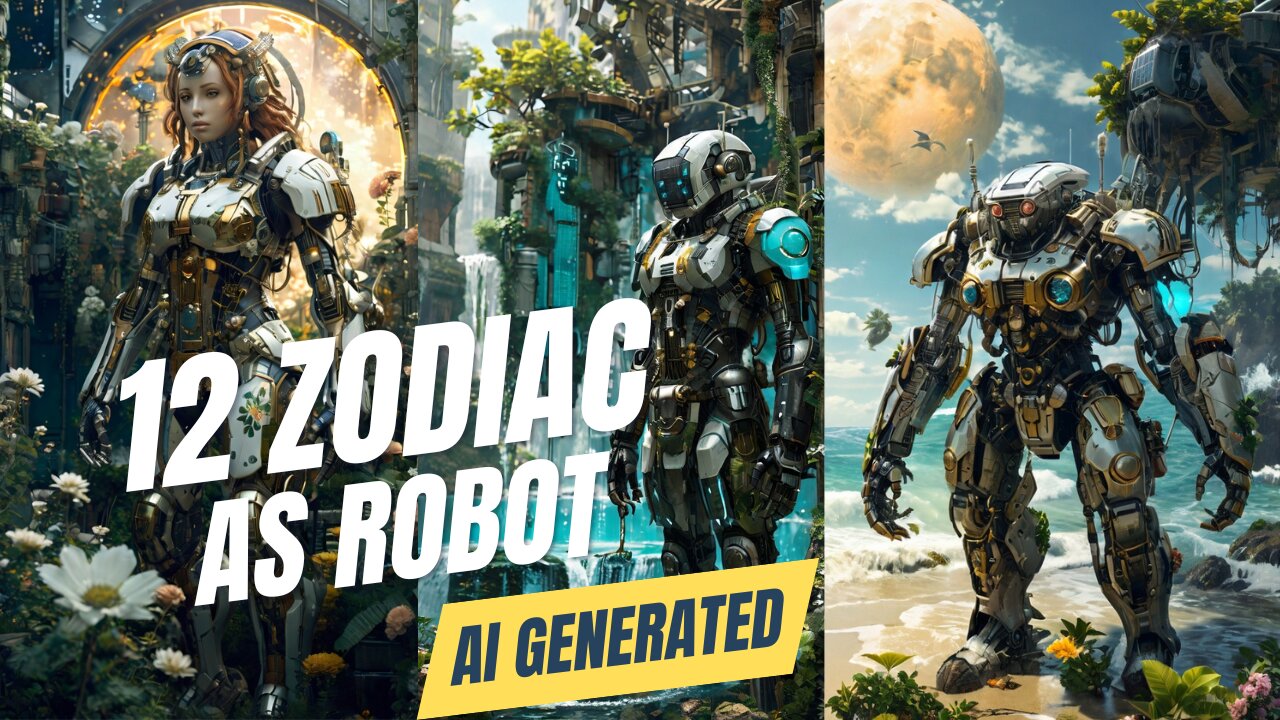 12 Zodiac as Robot I AI GENERTAED I