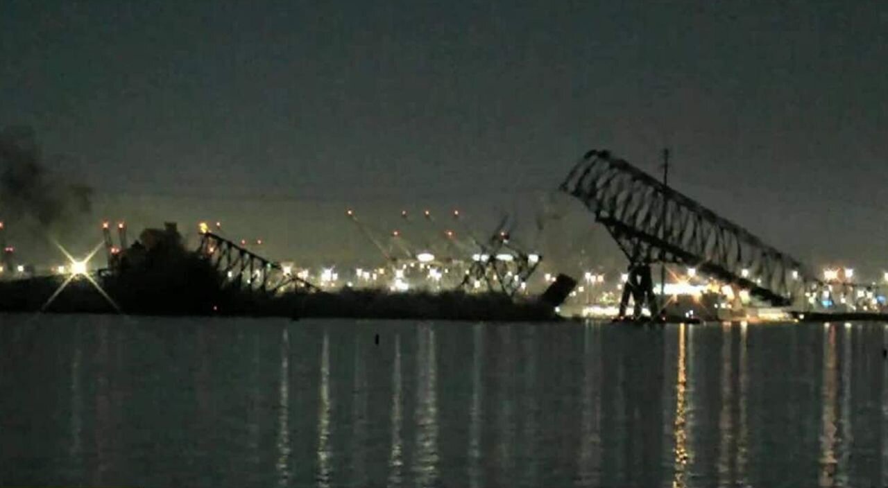 Cargo Ship Hits Baltimore’s Key Bridge Causing A Collapse