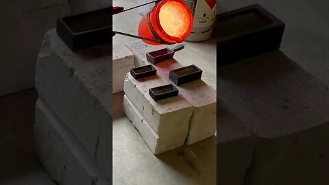 🔥I’ve done it again‼️😱🔥 #metalcasting #pouring #fail #aluminum #devilforge
