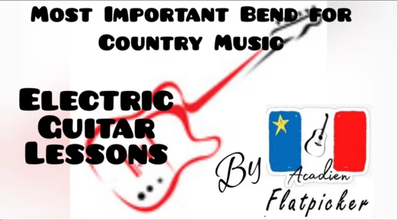 Electric Guitar Lesson - Most Important Bend for Country Music