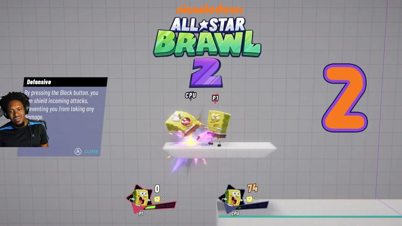 Nickelodeon All-Star Brawl 2 Playthrough 2 - Training Dojo - How To Play