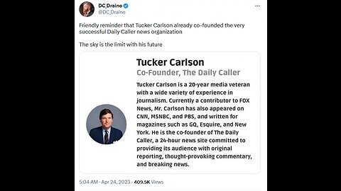 Proof That Tucker Carlson Is A Living Legend