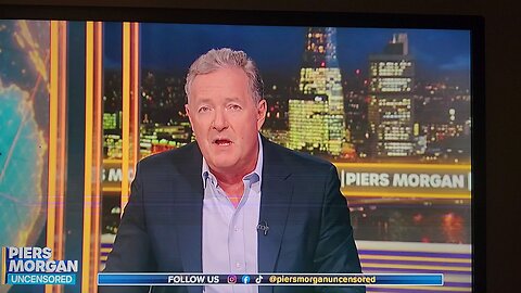 Piers Morgan on Uncut, while cutting out info and apologizing to Jay Z