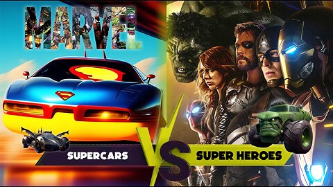 SUPERHEROES BUT FIRST SUPERCARS | AVENGERS MARVEL & DC ALL CHARACTERS | JEZZ ENTERTAINMENT