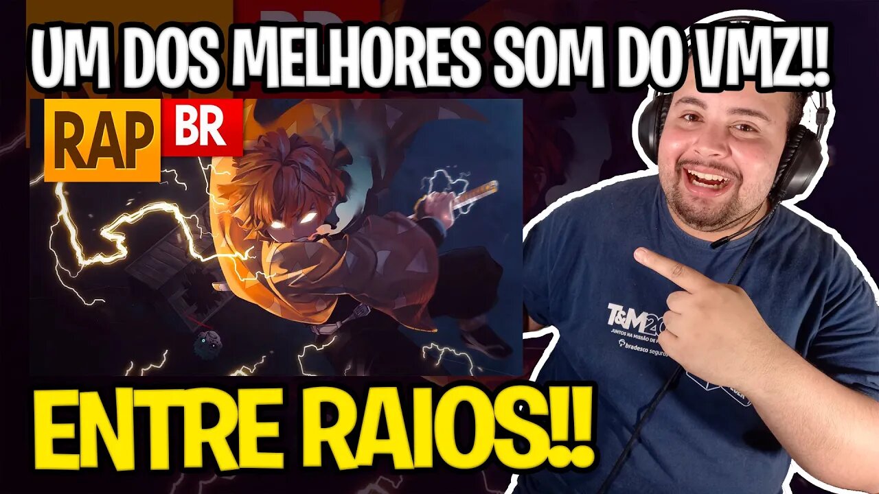 REACT VMZ - Entre Raios | Feat. Tauz | Lyric Vídeo