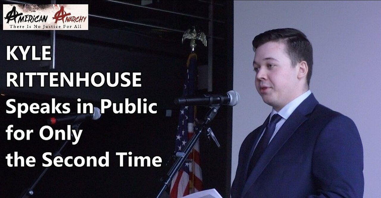 Kyle Rittenhouse Speaks at the "American Anarchy' documentary fundraiser
