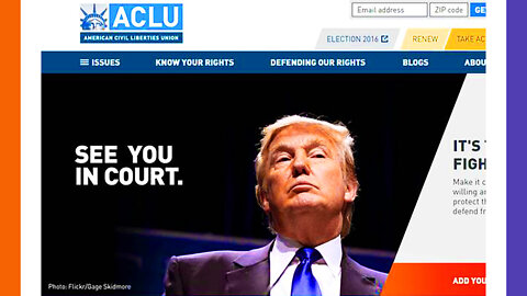 ACLU Agrees With Unbanning DT From Twitter