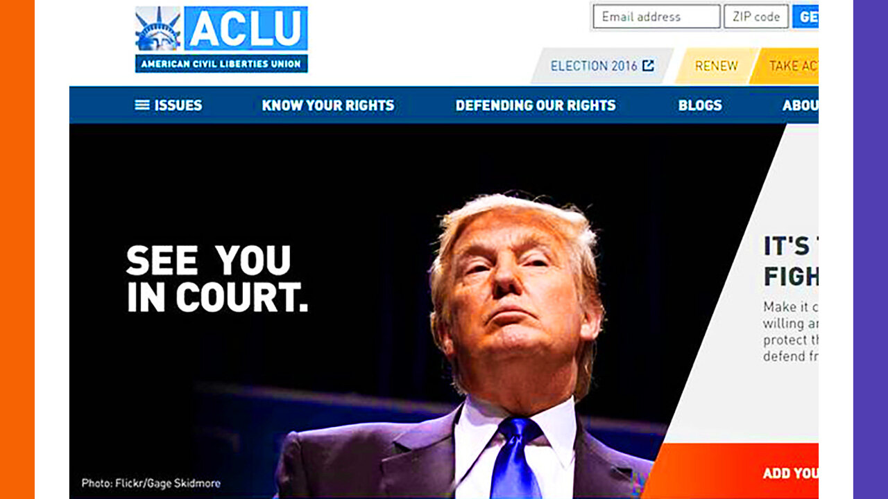 ACLU Agrees With Unbanning DT From Twitter