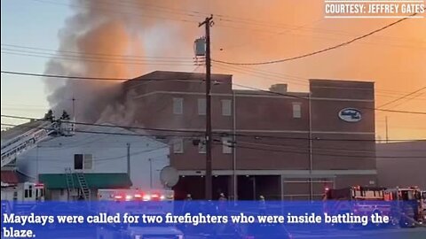 Maydays called during two alarm building fire in Aberdeen