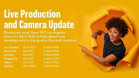 Live Production and Camera Update