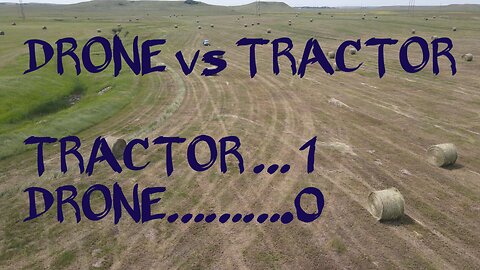 Drone vs Tractor #drone #dronecrash