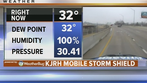 Winter Weather road conditions in Tulsa