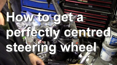 How to get a perfectly centred steering wheel!