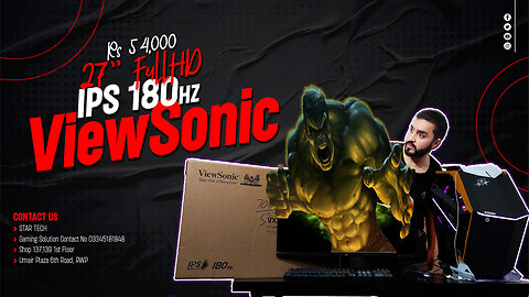 ViewSonic 27'' Full HD IPS180hz LED Monitor