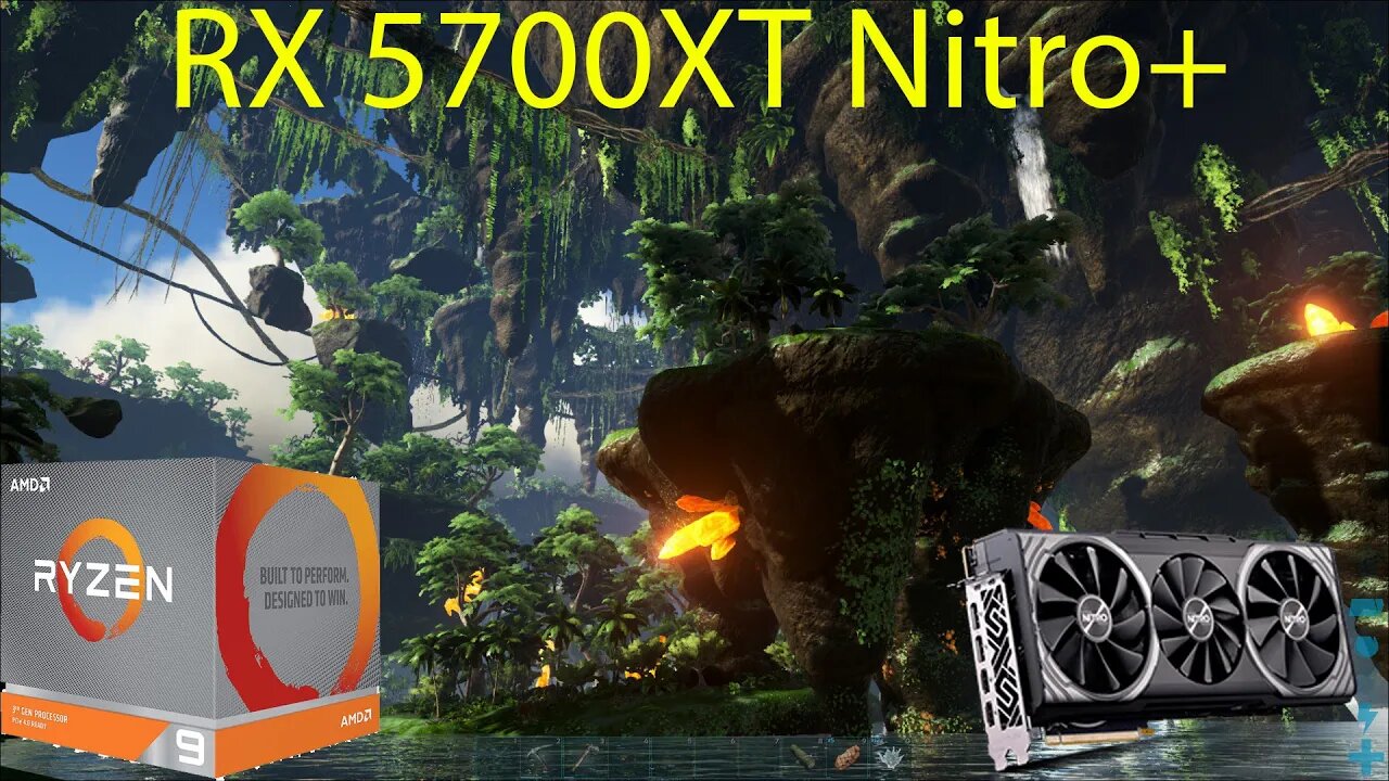 Ark 5700XT Nitro+ Crystal Isles framrate Test l RTX 2060 KO Giveaway at 2k Subs