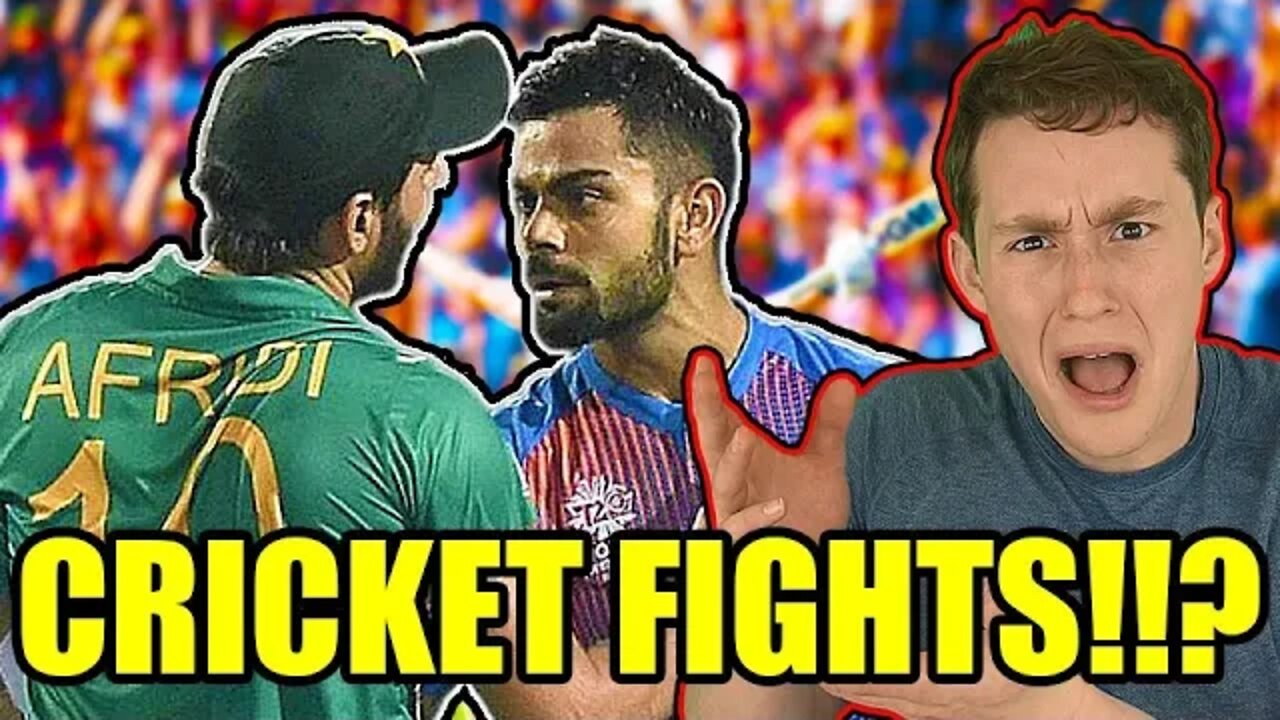 AMERICAN REACTS TO BIGGEST FIGHTS IN CRICKET HISTORY (heated moments...)