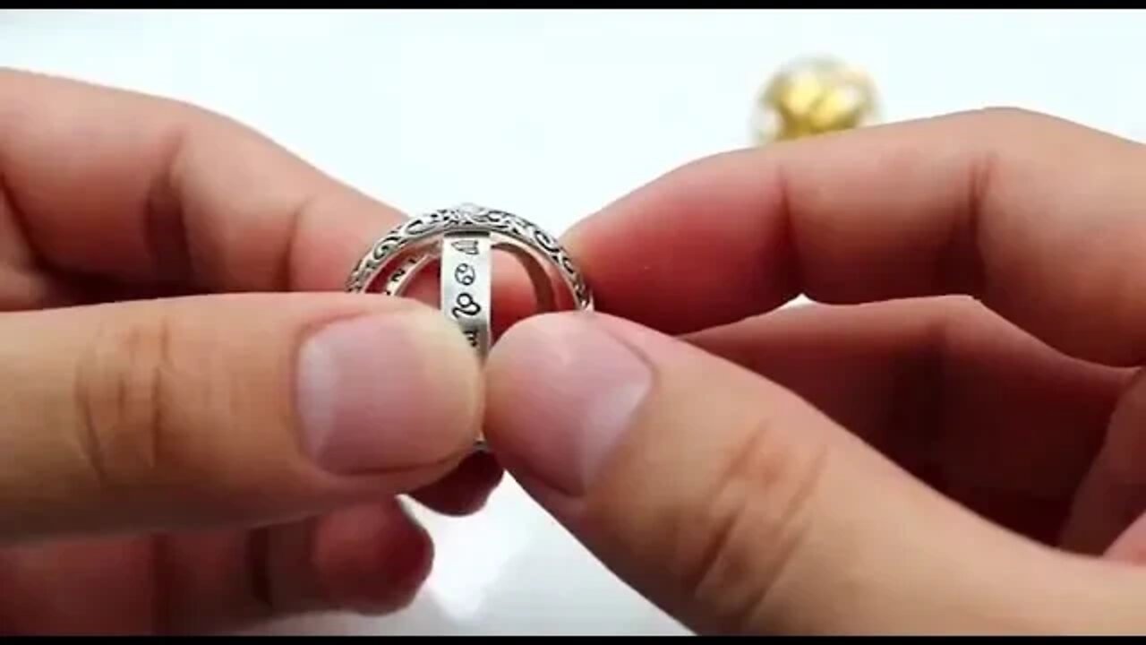 Astronomical Ball Pendant Ring