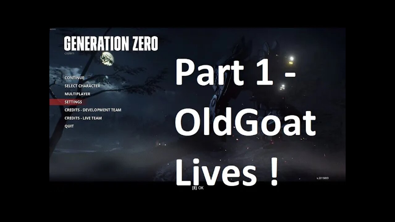 Generation Zero - The Return of OldGoat !