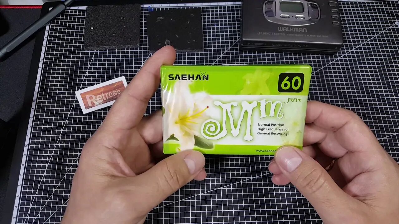 Unboxing fita cassete SUL COREANA - SAEHAN Type I 60 min