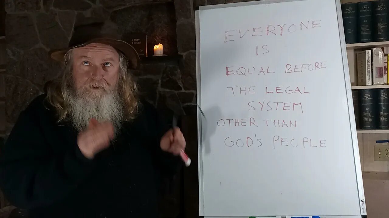 525-1221 EVERYONE IS EQUAL BEFORE THE LEGAL SYSTEM OTHER THAN GOD'S PEOPLE