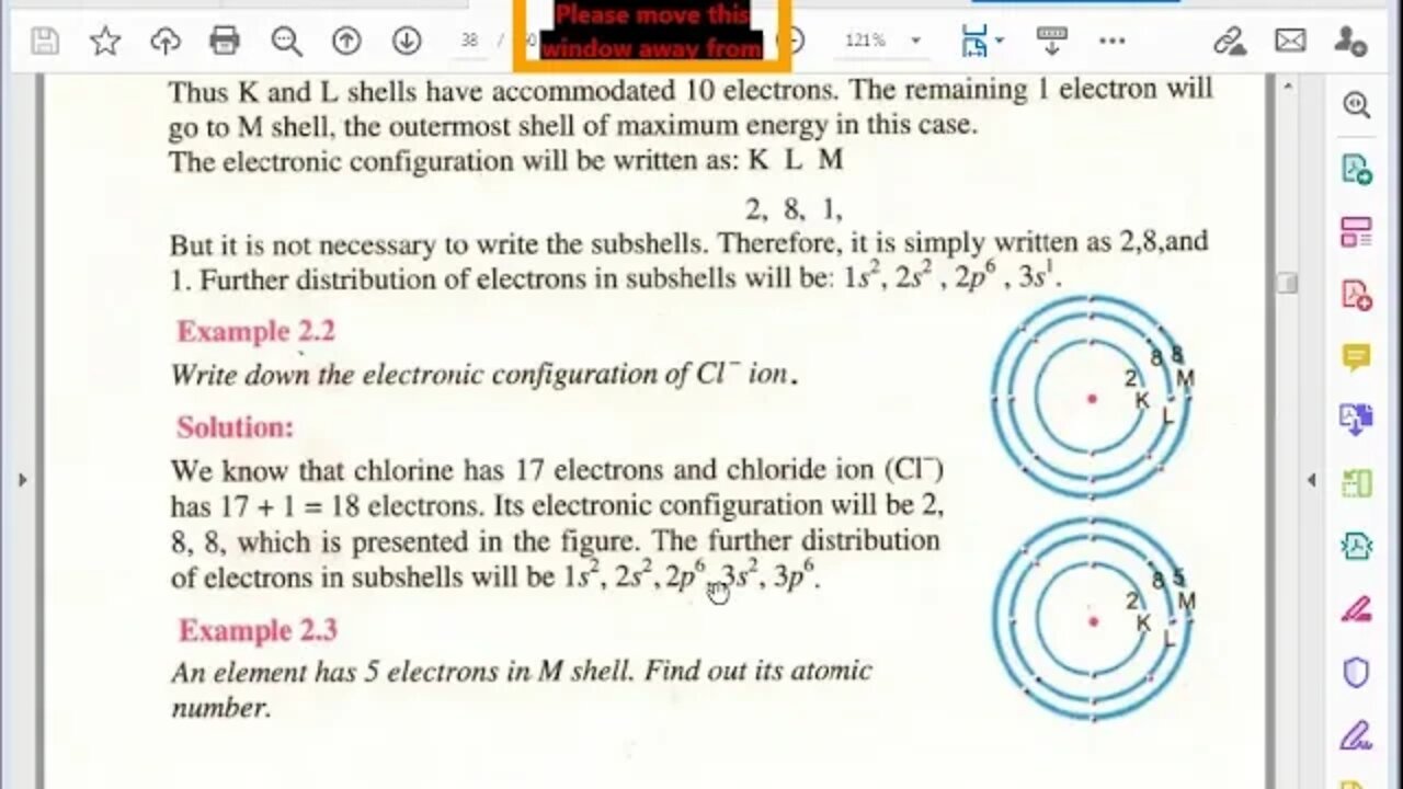 Zoon Online Class 8th Chemistry lec 2 Electronic Configuration