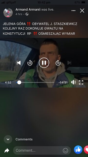 In polish language 🇵🇱: Armand Armani 20/04/2023 : after court: judges, iDs