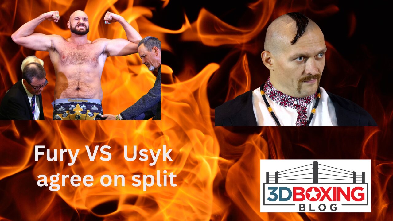 Usyk calls Fury's bluff agrees to 30% split