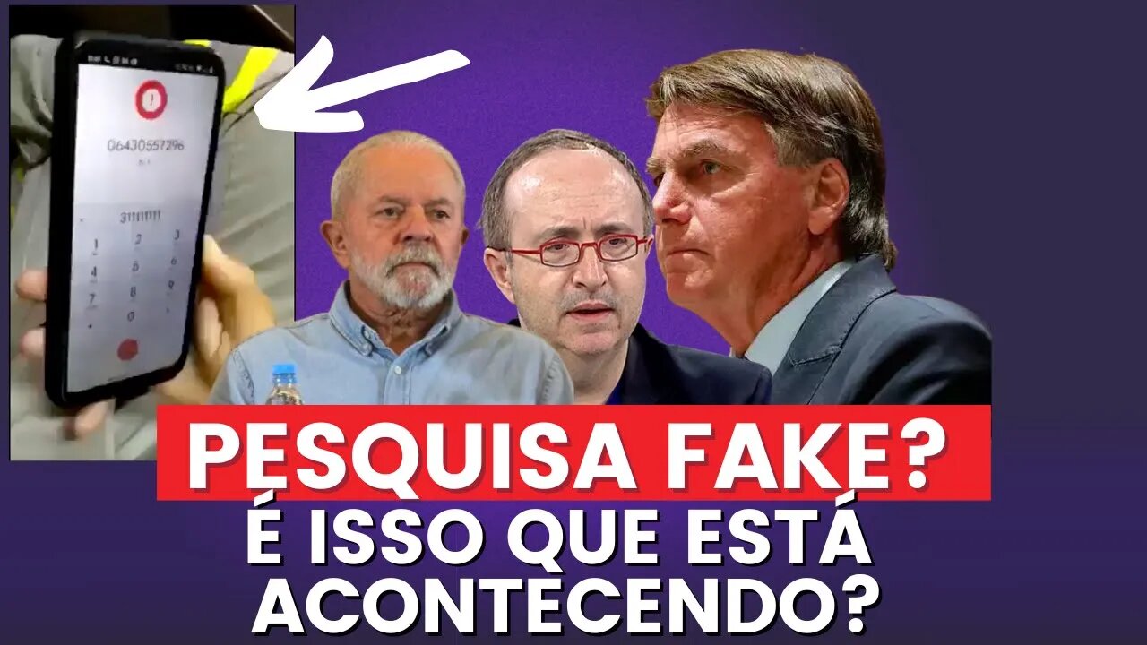 O cara filmou tudo! Suposta manipulação de PESQUISA ELEITORAL