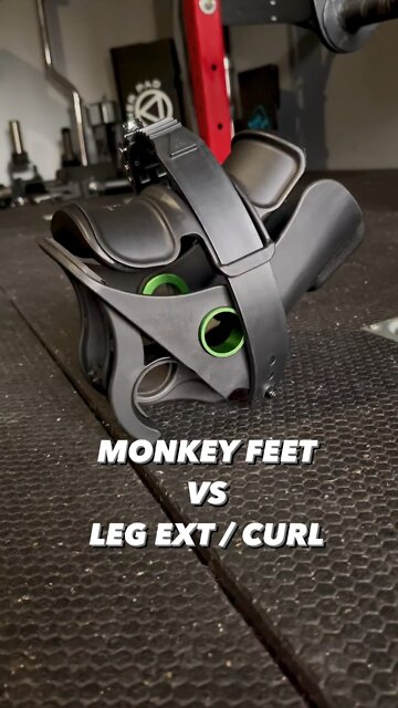 MonkeyFeet vs Leg Curl Extension Machine | Shredded Dad