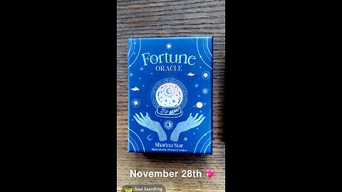 11/28/29 card: soul searching