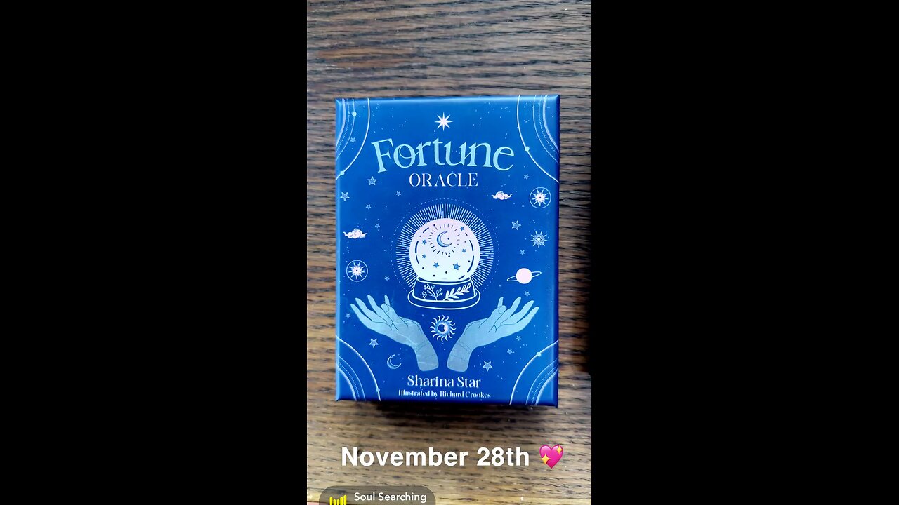 11/28/29 card: soul searching