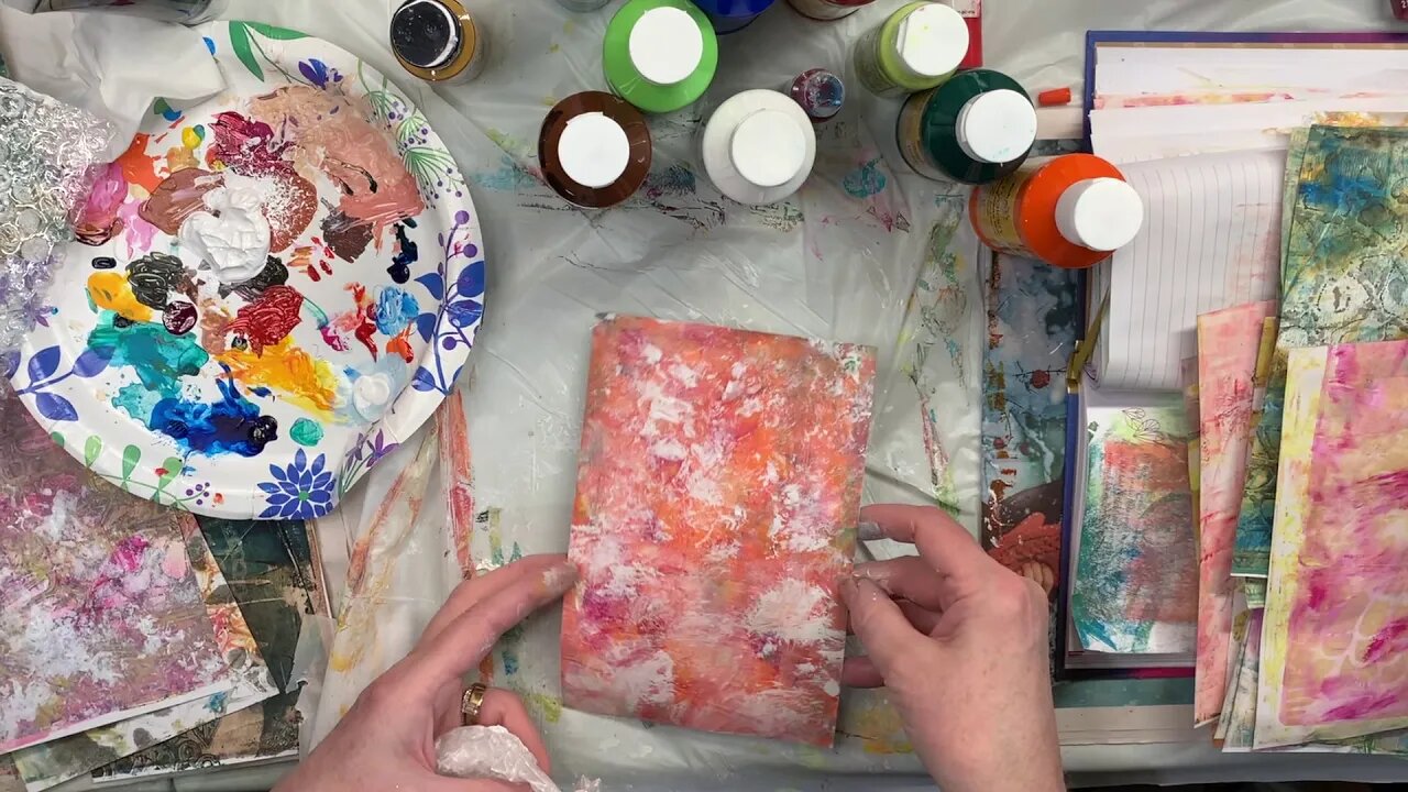 #5 ENCOURAGE Journal touch ups and Gesso