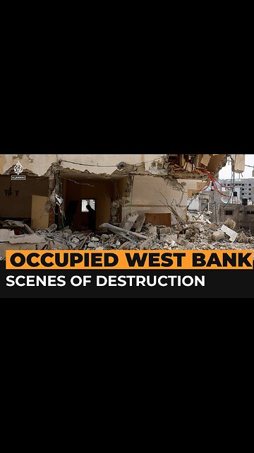 Destruction after Israeli raid on occupied West Bank refugee camp | Al Jazeera Newsfeed