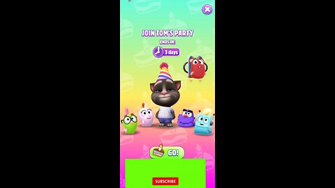 Talking Tom's Party Time #talkingtom #talkingtom2