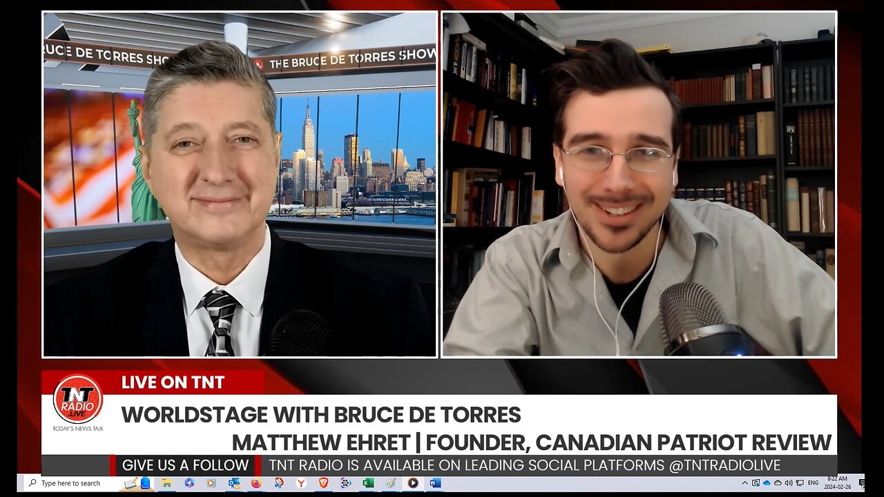 Matt Ehret on Worldstage with Bruce de Torres - 25 February 2024