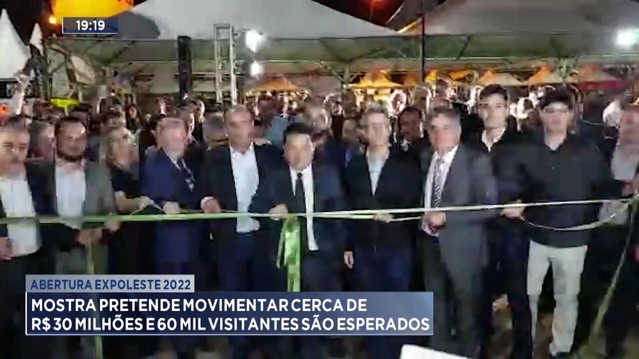 Expoleste 2022: mostra pretende movimentar cerca de R$ 30 milhões e 60 mil visitantes são esperados